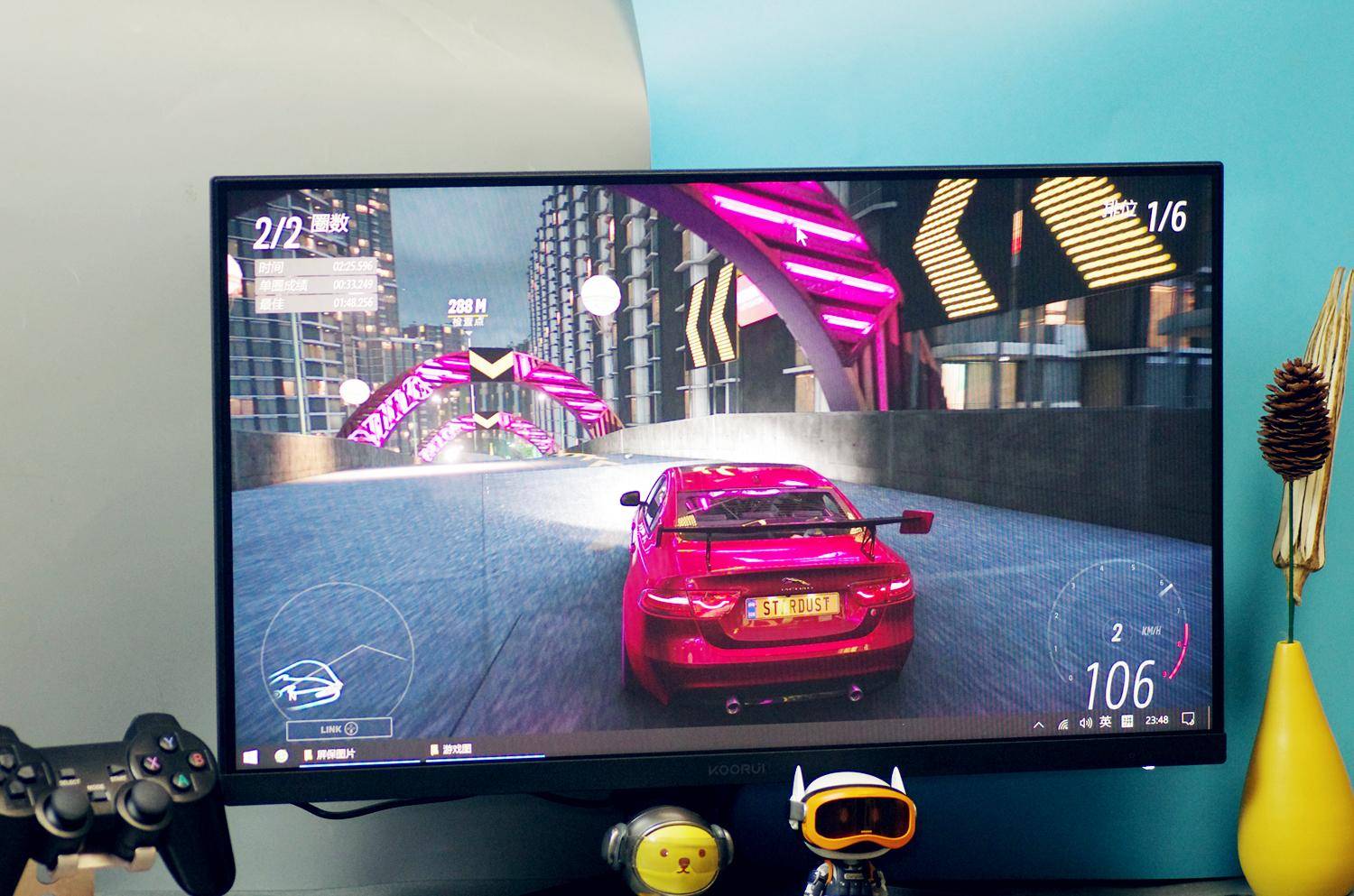 带旋转升降支架电竞显示器选这款没错！m6米乐app百元价位也有200Hz(图9)