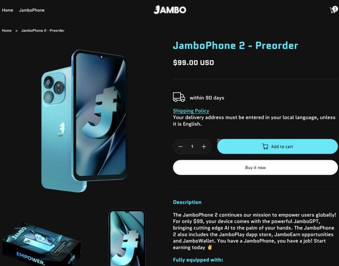 Jambo要做Web3的移动基建拓荒者米乐m650万台手机128个国家今天的(图1)